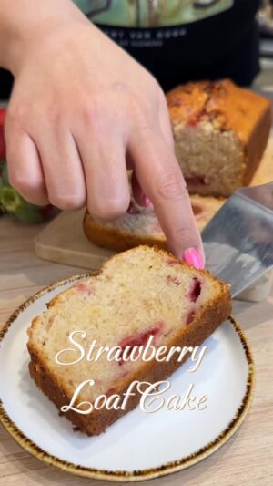 Rakhee Vaswani Instagram - Strawberries in every bite 🍓
A soft, moist strawberry loaf cake that feels like a hug 💕
Moist crumb, fruity bites & that fresh berry aroma bake it once, love it forever 💗

👉 Comment “STRAWBERRY” for the homemade strawberry compote recipe

(strawberry loaf cake, strawberry cake, loaf cake recipe, strawberry compote, homemade compote, tea cake, bakery style cake, moist cake, eggless baking, strawberry dessert, fresh strawberry cake)

#loafcake  #strawberryrecipe #explore #easystrawberrycake