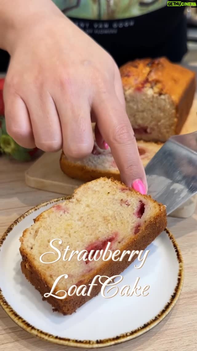Rakhee Vaswani - 233 Likes - Strawberries in every bite 🍓
A soft, moist strawberry loaf cake that feels like a hug 💕
Moist crumb, fruity bites & that fresh berry aroma bake it once, love it forever 💗

👉 Comment “STRAWBERRY” for the homemade strawberry compote recipe

(strawberry loaf cake, strawberry cake, loaf cake recipe, strawberry compote, homemade compote, tea cake, bakery style cake, moist cake, eggless baking, strawberry dessert, fresh strawberry cake)

#loafcake  #strawberryrecipe #explore #easystrawberrycake
