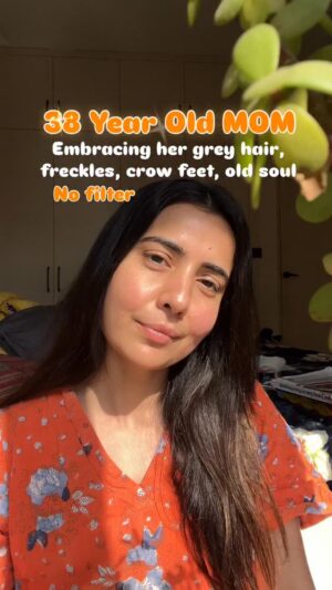 Rashmi Rai Instagram - Thak gayi hun crib karte karte 2025 aise hi nikal Dia but not 2026! We all say that social media is fake lekin phir khud hi entertain karte hai fake cheezein ! 
If we accept aging, grey hair and wrinkles to be normal why would anyone hide it! ( I wouldn’t hide 🫣 any which way).
That does not mean one should not colour their hair or work on their skin but to accept oneself the way we are and then doing things we like is very diff than doing it from security or pressure of social media.
Kya mein in cheezon se upar uth chuki hun nai not at all lekin i take baby steps taki girun bhi to sambhal jaun.
We all need to make social media a place where people can be real be themselves and also be liked for the same! 
Show support if you agree! Share it to people you know who are feeling insecure ! Hope this helps! 

#skin #aging #mom #fitmom #greyhair #crowfeet #mom38 #real