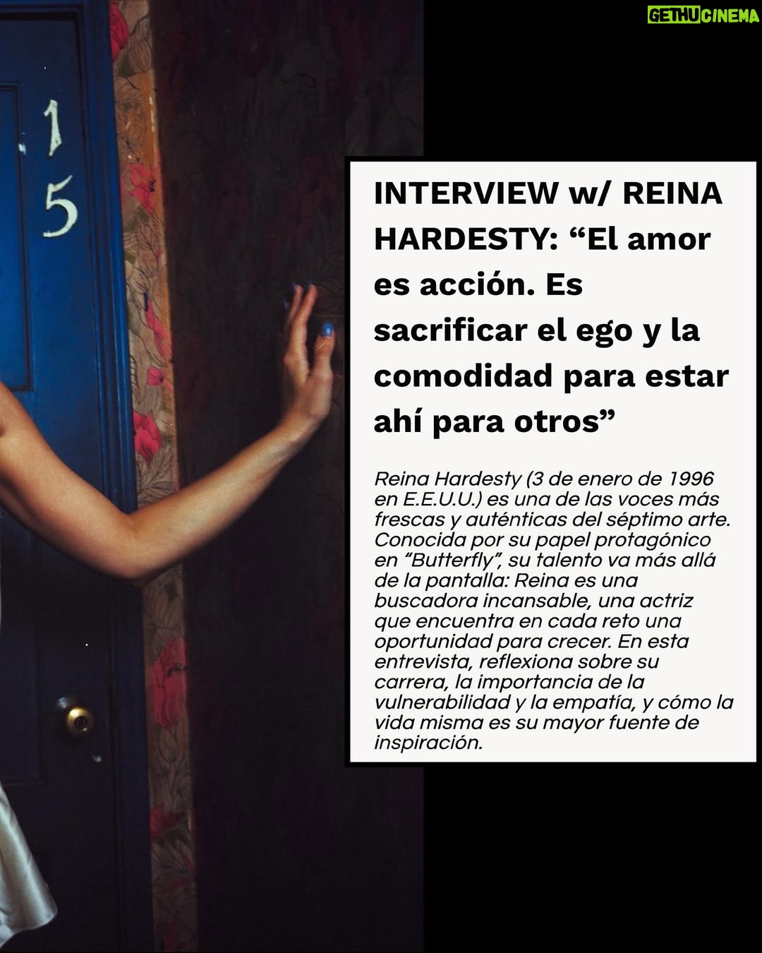 Reina Hardesty - 10.4K Likes - @folie.magazine thank you 🪽
@selashiloni 
@mandymariko