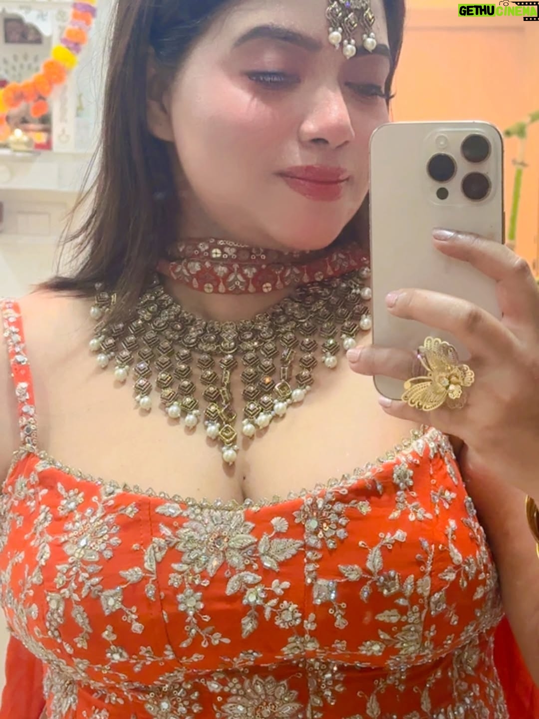 Rekha Mona - 1.7K Likes - Diya 🪔 lights sweets chocolate nd Diwali outfit  recived lots of wishes nd love Thnku so much Aur happy Diwali 🥰. #outfitoftoday #diwalidiyas #gratitude #love