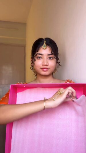 Ria Amin Instagram - Make White 🪷 with me

Earrings & hathphool from @ehsaasjewellery 

Shoutout to @dotandkey.skincare strawberry bright niacinamide serum, I always use this underneath makeup for smooth base