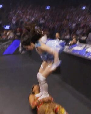 Riho Instagram - Riho_gtmv may have just broken @MercedesMone's ribs! 😳

Watch #AEWAllOut LIVE on @HBOMAXSports!