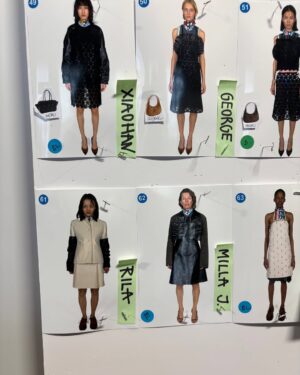 Rila Fukushima Instagram - #福島リラ が #MiuMiu SS26 のランウェイに登場。バックステージの緊張感からショー後まで、パーソナルな瞬間をVogue Japanだけに特別に見せてくれた。
#PFW #voguejapan_collection