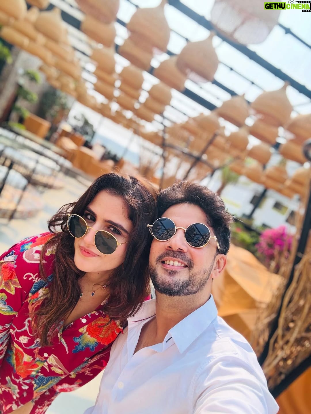 Riya Kishanchandani - 158.7K Likes - Two years of marriage🙈 omg still can't believe that i m married 🙈😂 
Thank you for being my forever here & after In sha allah ♥️