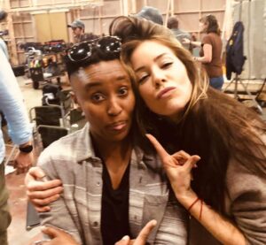 Roxanne McKee Instagram - We are number 1! 
INSIDE MAN on NETFLIX UK
Fell a little bit in love with everyone on this movie. Hope you do too ❤️
Here are some pics of cast and crew 
@emjaybassett 📹💪❤️
