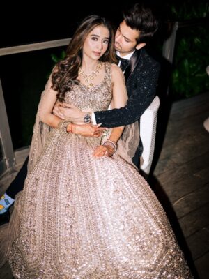 Rutvi Bhatt Instagram - Exactly one year ago — I married the love of my life 💍
All my life I remember making a wish on my birthday, when I saw 11:11 or whenever I visited temples but I don’t ever remember asking for you or a partner but…
Somehow god had a plan — he gave me you and you made all my wishes come true! 💕
I love you my jaan, you are truly the best blessing from god— my soulmate 🫶
Can’t wait to spend the rest of my life laughing and loving you🧿
.
.
.
#sangeet #wedding #couples #love #relationship #shaadi #longdistance #relationship