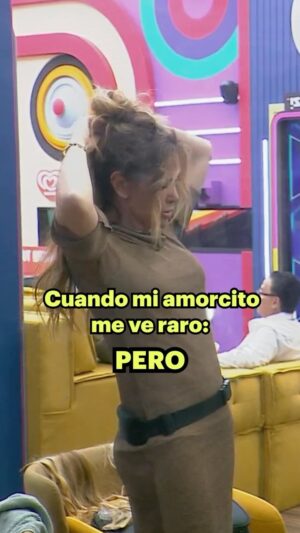 Sabine Moussier Instagram - Cuando mi amorcito me ve raro 😂😂😂 #LaCasaDeLosFamososMx 🏠
