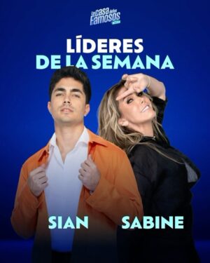 Sabine Moussier Instagram - ¡Tenemos nuevos líderes de esta semana y son Sabine Moussier y Sian Chiong! Ellos se disputarán la inmunidad en un duelo mano a mano, ¿quién ganará? #LaCasaDeLosFamososMX 

Lunes a viernes, 10:00 p.m. por #El5, domingos, 8:30 p.m. por #LasEstrellas y 24/7 por #VIX 📺📱