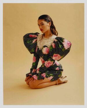 Sabrina Bartlett Instagram - 💓1883 Magazine💓
Shot by brilliant @rhysframpton 
Hair- @anastasiastylianou 
Makeup- @jacintaspencer 
Styling- @olgatimofejeva 
PR - @sarahjayner23 
@1883magazine 
#thelarkins #Bridgerton 
Link in bio to the full feature 😊
