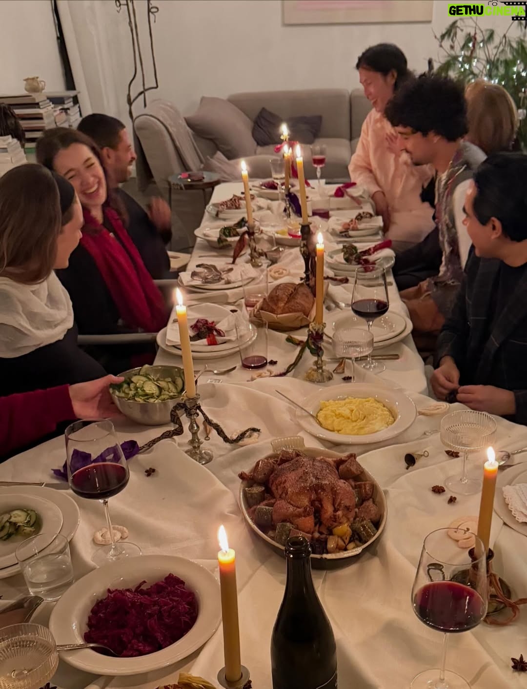 Sadie Calvano - 3 Likes - can’t believe it has almost been 6 months in NY 🥹 cheers to a new year filled with friends, yummy food, laughter, learning, growing, and  new adventures xxx 🤍🎄🩰📝📚🫂🌃🥂 I am so grateful!! I love this life!!