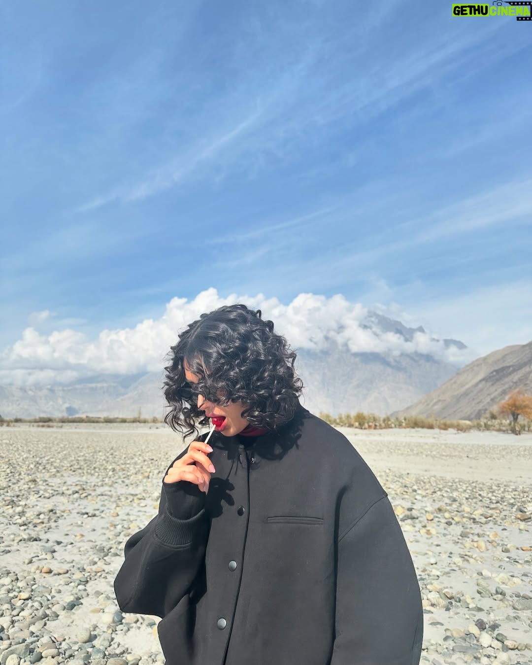 Saheefa Jabbar Khattak - 15.5K Likes - 🏔️

This shoot has turned into a full-on lollipop survival mission. It’s freezing, my diet is giving serious “no comfort food” vibes, and now I’m just clutching a lollipop like it’s my last lifeline. If I had my way, I’d be wrapped in every coat, scarf, and blanket on set—basically anything but this outfit.

Honestly, at this point, I’m 98% lollipop and 2% hypothermic glamour. Forget the costume; just roll me out in a blanket burrito. The diet and the cold may win this round, but at least I’ll be rocking my lollipop-chic look.
