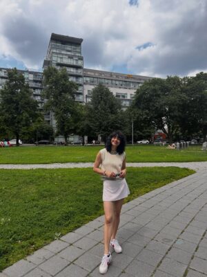 Saheefa Jabbar Khattak Instagram - Serving with a smile, even through the tears, the meltdowns, the homesickness, and the ache of missing friends. Some days feel heavier than others, but I show up with heart, with hope, and with the quiet strength of knowing this too shall pass. 🌤️ #HomeAwayFromHome #toronto #cortez #InMyHeadIamSerenawilliams