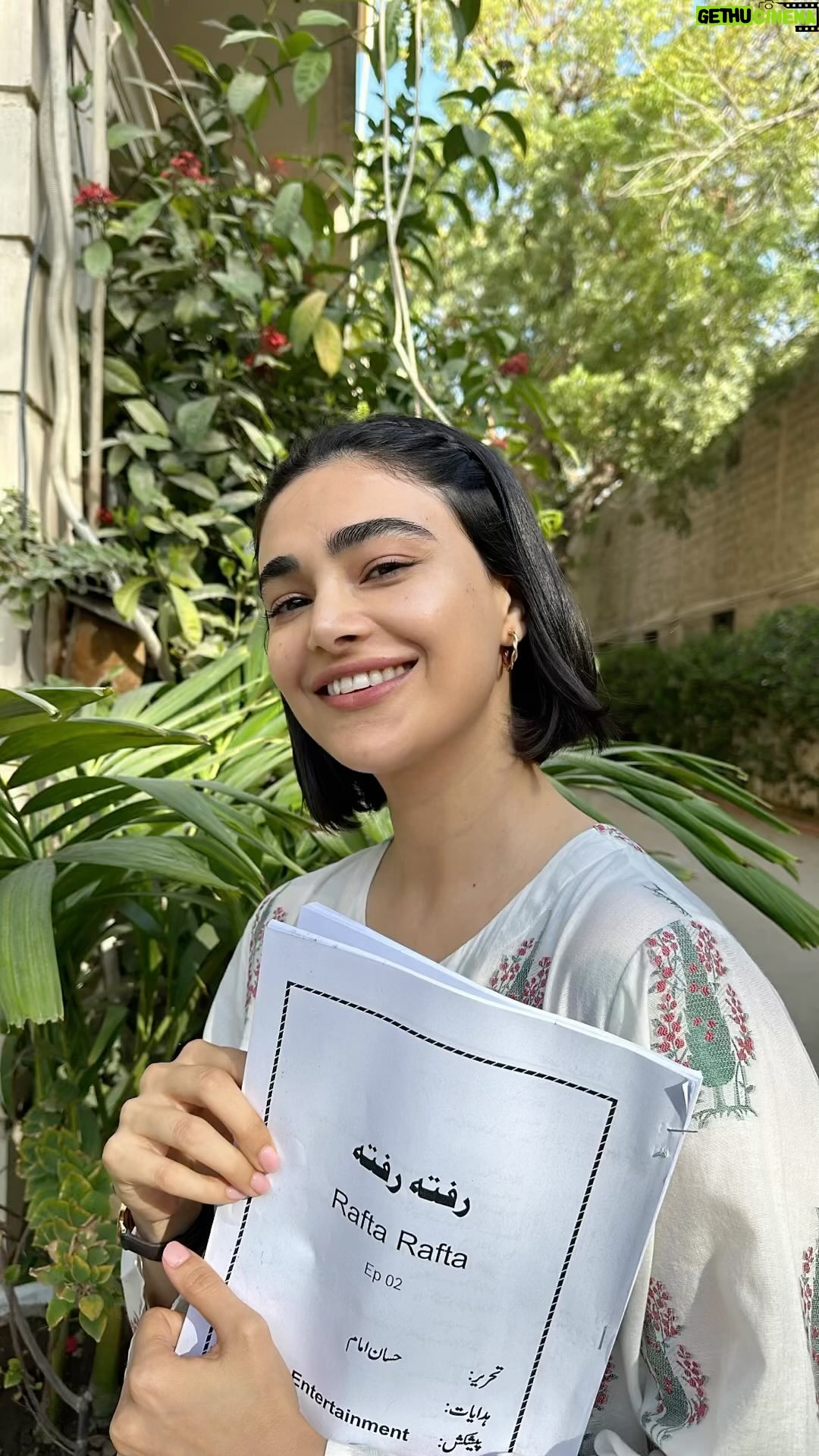 Saheefa Jabbar Khattak - 11.3K Likes - Is that me coming back after four long years? 
#RaftaRafta #BJEntertainment #GreenTv