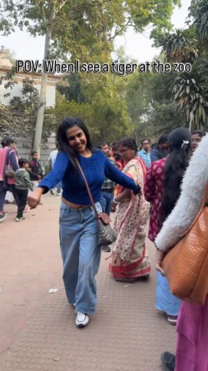 Saheli Rudra Instagram - Itni khusi š¤£šā¤ļø#foryou #reelitfeelit #danceinpublic #publicreaction #trending