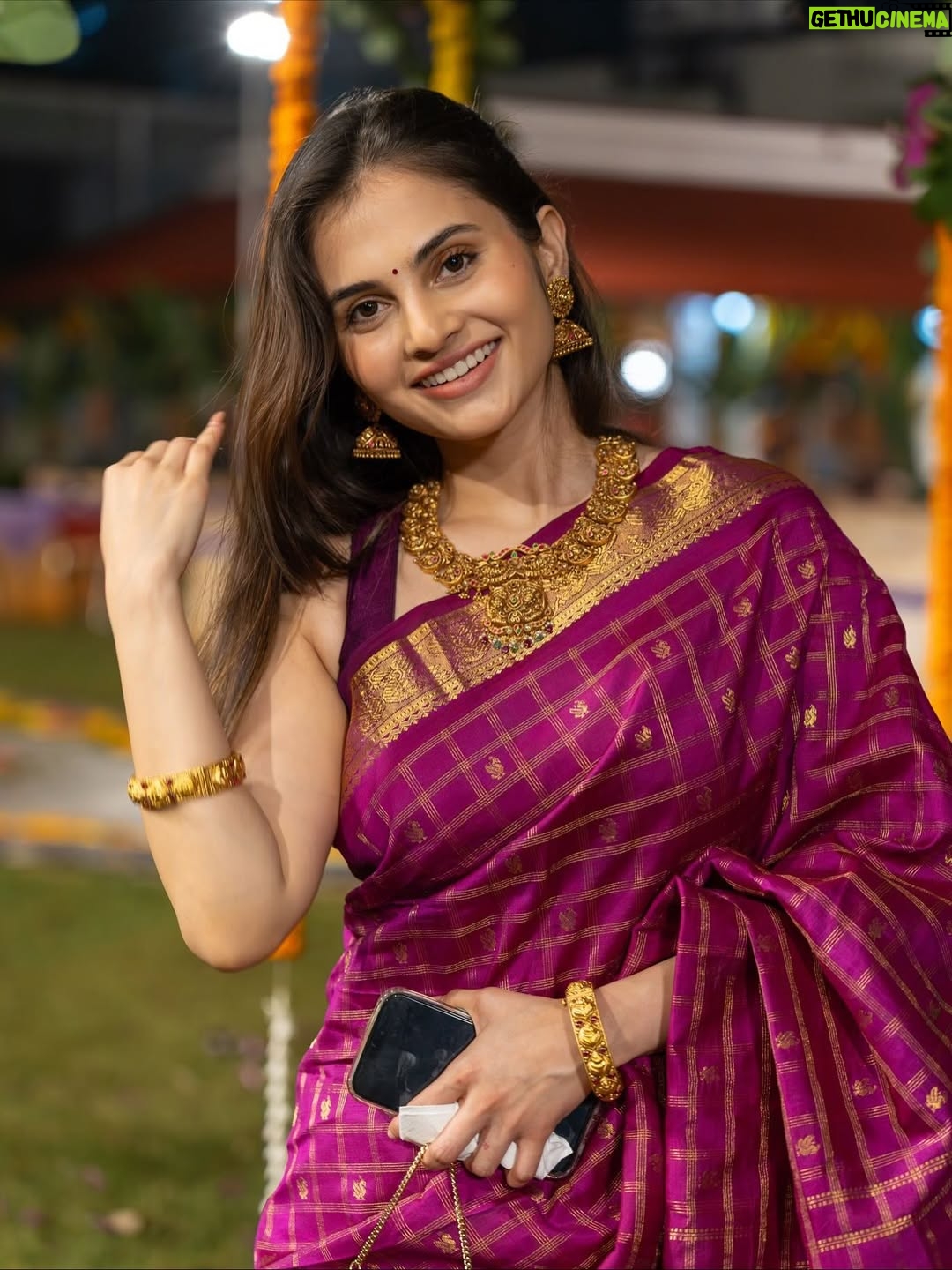 Sai Ramya Pasupuleti - 66K Likes - Ft. Amma’s Pelli saree 💕
📷: @robseye_photography
