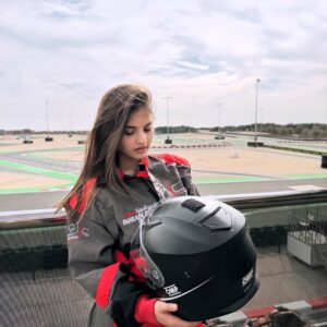 Sai Ramya Pasupuleti Instagram - I become a whole different person once I’m on karting wheels.