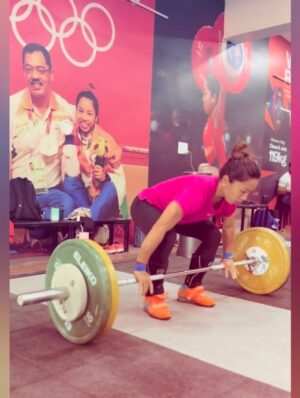Saikhom Mirabai Chanu Instagram - 💪🏻🏋🏻♀️❤️