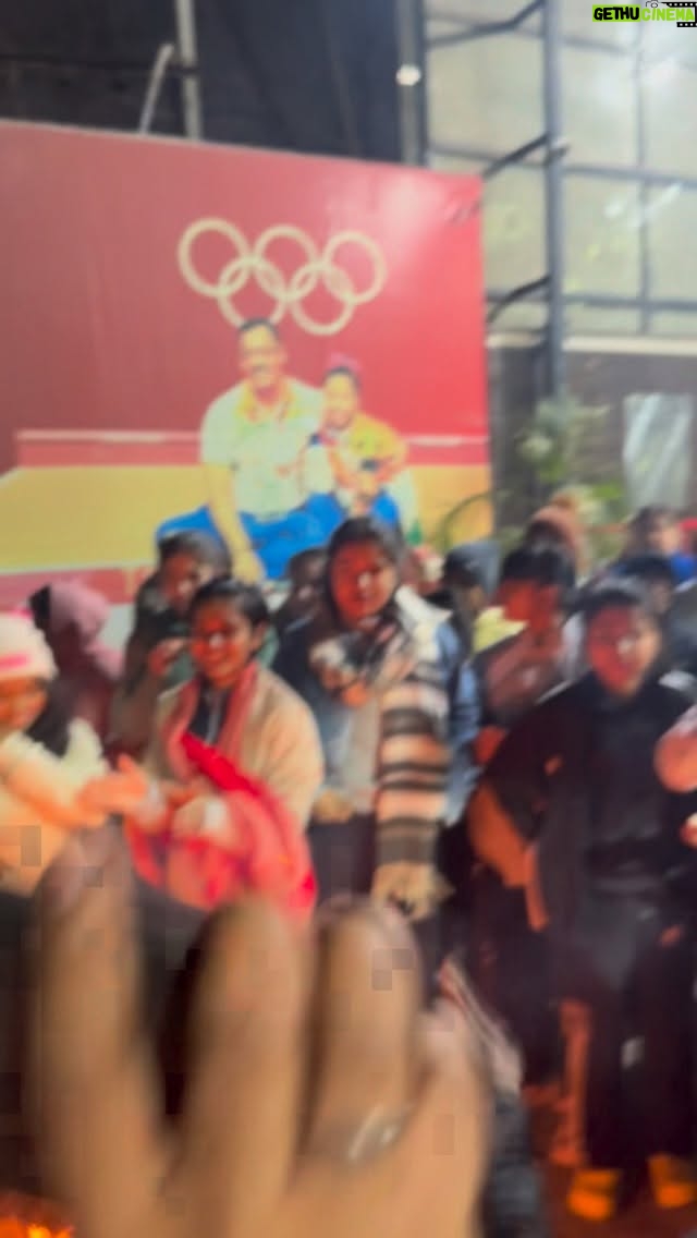 Saikhom Mirabai Chanu - 3.3K Likes - Lohri celebration with my young weightlifters 🔥🥳❤️