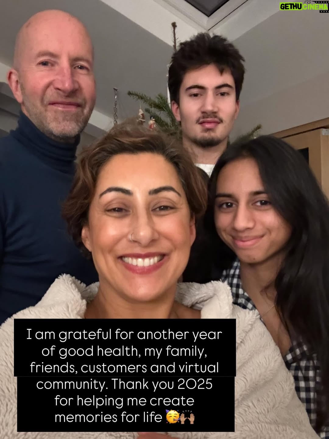 Saira Khan - 2.2K Likes - 2025 came good. I faced many obstacles this year, and whilst I haven’t overcome them all I am still here smiling and forging ahead. There were many highlights every month which I cannot capture here, but at the end of the day I am grateful for another year of health, family, friends and my incredible customers and insta community who support my work . I love running my business and my products are my passion - I am grateful that I can work doing what I love ! Thank you from the bottom of my heart for all your support and love. Here’s to another year of building on our values, love, community and friendship. 

I am entering 2026 from a place of wisdom and positivity. 

Special thanks to @matchstickgroup @thejeremyvine @jeremyvineon5 @jasonvale @juicemasterretreats @thecotswoldretreat @nailsbykatherine_oxford @sharleenoldaker @saira.skin @bradleysimmonds @yourwellness360_ @serenadayslondon @awesomesupps @facethe_future @deessepro @drsabikakarim @skinmedicalclinics @oxfordhormoneclinic 

Wishing you all a very Happy New Year 🥳