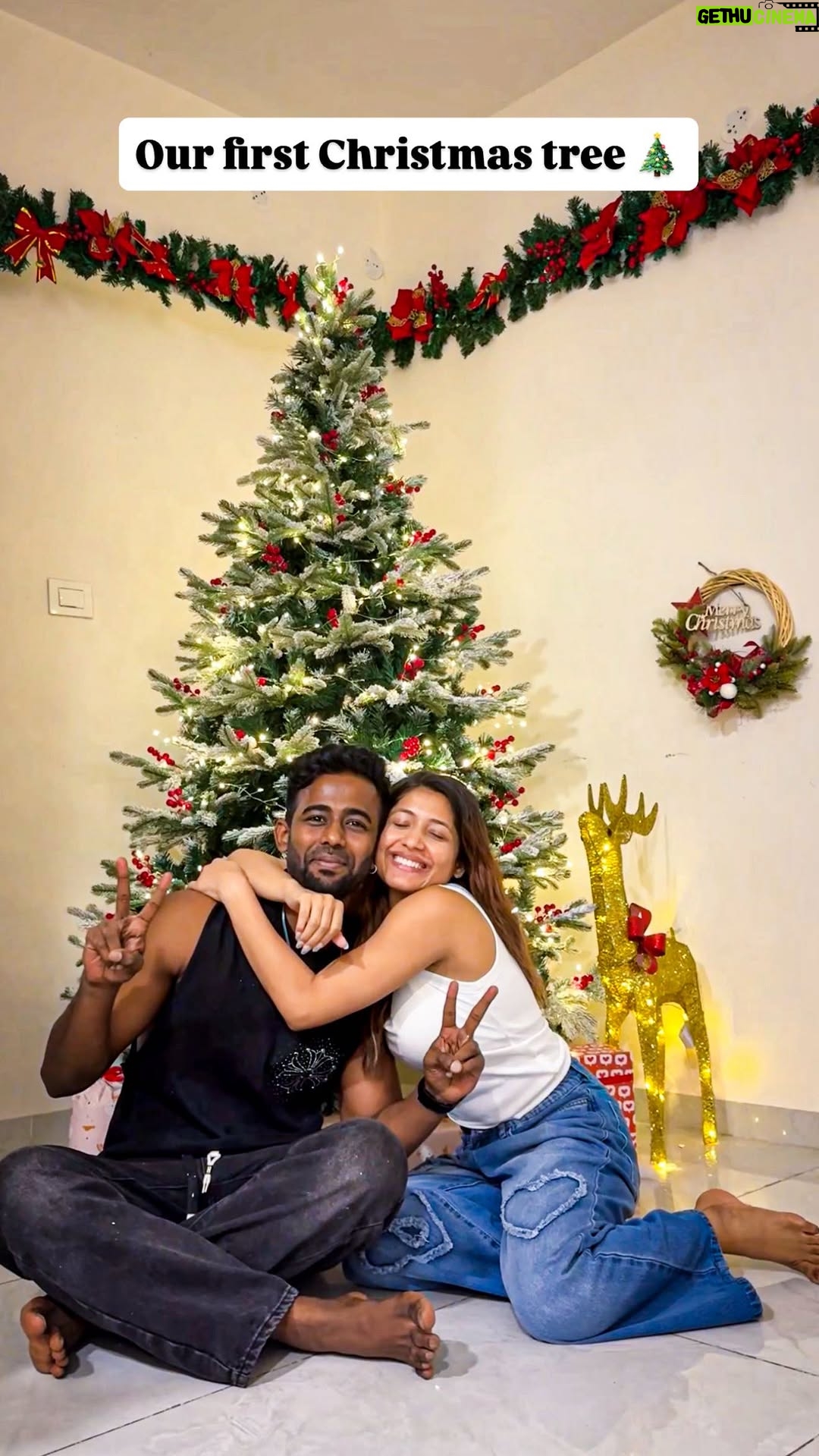 Sakshi Shrivas - 92.6K Likes - SAKSTINS first Christmas tree 🌲❤️

Celebrating Christmas with family is the best thing ever💯 had so much fun setting this up!  also all the credit goes to my mom and sister 😁😁❤️❤️ me and miss Shrivas were just pretending to work 😂😝

#christmas #family #fun #explore #sakstin