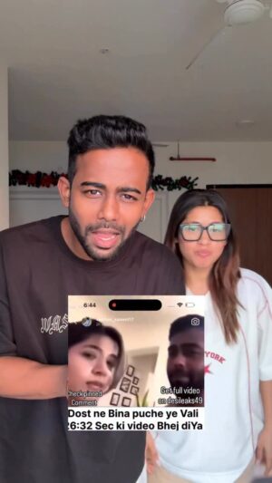 Sakshi Shrivas Instagram - There is no MMS. And there’s no LINK! Stop spreading this stupidity 🙏 the clip that is circulating is actually a clip of our vlog
