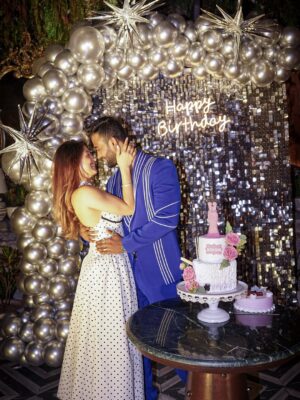 Sakshi Shrivas Instagram - Happiest birthday to my love, Miss Shrivas ❤️ Cheers to 26 🎉
Thankyou for being such a hardworking and inspiring partner I’ve learned so much because of you ❤️ the love that you give me is pure and i am truly grateful for that 💯💯💯
May God bless you with everything your heart desires and also you are the cutest ❤️
Baaki ki baat face to face kar Lunga 🤪🤪lobjuuuu ❤️
Guys wish my cutie and send her hearts ❤️❤️❤️❤️ also the more you slide the better it gets 💯🕺🏼.
📍- @roofberriesbandra
#birthday #missshrivas #sakshishrivas #couple #explorer #trend