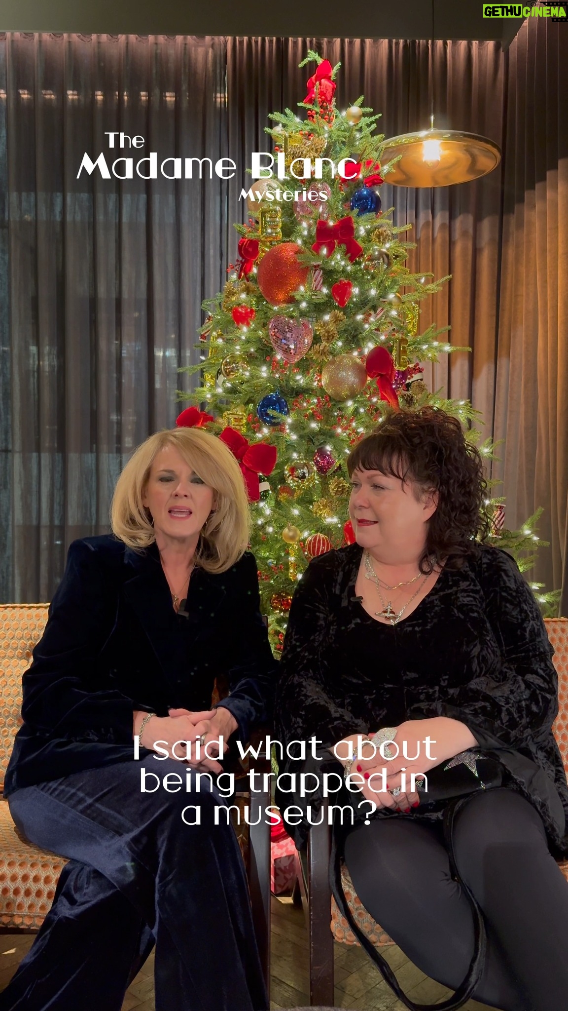 Sally Lindsay - 6.3K Likes - @sallylindsay73 and @damesuevincent  let us into the secrets of writing a feature length Christmas film for the #MadameBlancMysteries. 

Trapped in a museum, with a ticking time bomb, and a desperate attempt to save their friends, just how did it all come together?

UK viewers, tune in on @channel5_tv on 23rd December at 8pm, 

Internationally, Part 1 is now streaming on @acorn_tv with Part 2 due to drop on 22nd.