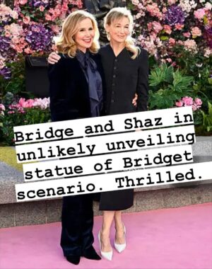 Sally Phillips Instagram - Thank you @workingtitlefilms for the joy that is the Bridget universe. Congratulations all on the statue. Lovely to see you @renee__zellweger_ @filmbymichaelmorris @jowallett @helenfielding @leowoodall @chiwetelejiofor__