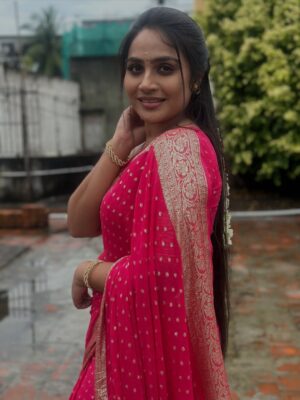 Salma Arun Instagram - 💕… 
Saree @ashas_womens_collection 
Blouse @studio_sushma