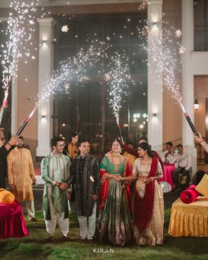 Samata Amin Instagram - The mehendi evening — we danced, we laughed, and made memories for a lifetime. 💚🧿

Captured by @kiranproductions.in 
Event by @frolix_events_ 
Location @royaldreams_surathkal 
Outfit by @mantra.ixe 
Jewellery by @nazakathbyrupsath 
MUAH @kanchanashettymakeupartist @makeupmagicbydeekshashetty 

#vinsam 
#weddingsaga