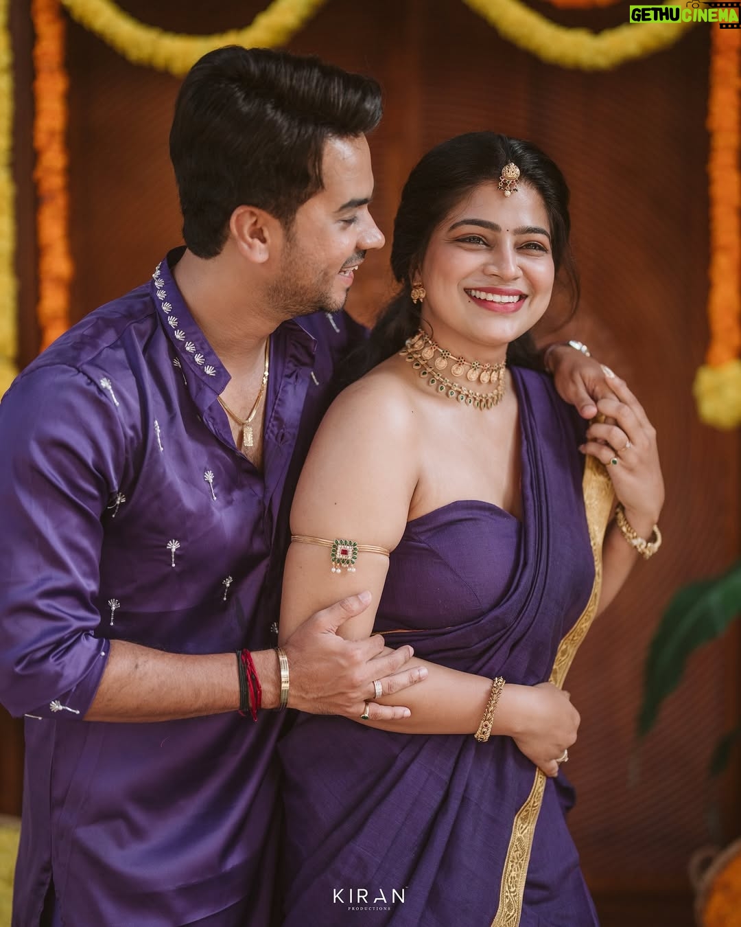 Samata Amin - 28.4K Likes - Haldi — where traditions meet the touch of divinity 🌼💜

Captured by @kiranproductions.in 
Location @royaldreams_surathkal 
Samata outfit @alara.wearyourstory 
Vineeth outfit @mantra.ixe 
Event @frolix_events_ 
Jewellery by @nazakathbyrupsath 
MUAH @makeupmagicbydeekshashetty @kanchanashettymakeupartist 

#vinsam #weddingday #haldi