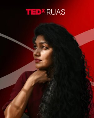 Samyukta Hornad Instagram - Excited to bring stories, ideas, and experiences to the TEDxRUAS stage! Let’s celebrate voices that inspire change and challenge the ordinary. 

Samyukta Hornad is a celebrated Indian actress, social entrepreneur, and animal welfare advocate based in Bengaluru.
With over 34 films and web series across South Indian cinema, she has earned accolades including the Filmfare Award and SIIMA Award for acting, the 7th CMSB National Award, the KWAA Youth Icon Award, and several others for her contributions to social service.
Beyond the screen, she founded the Praana Animal Foundation, rescuing thousands of animals and building compassionate ecosystems for all living beings. She also serves on the Animal Husbandry and Veterinary Services Board of the Government of Karnataka.
A passionate storyteller and changemaker, Samyukta continues to use her voice and vision to inspire kindness and positive change.

Poster Credits: @pix.cross

#ruas #tedxruas #fyp
#theparadox #timelessflux