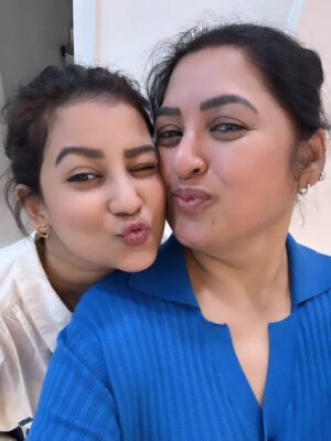 Sana Instagram - After such a long time, finally meeting my sanaa Chachi felt like meeting another mom again 🤍🥹
She’s pure love, genuine at heart, endlessly sweet, and the one who holds her entire family together so beautifully. There's no one like you ♥️♥️♥️♥️♥️♥️ ... Most gorgeous 😍..
The best mom, the best mother-in-law, and the way she takes care of me… I feel so loved.
My sweetest soul, my bangaram 🧿✨
I love you soooo much Chachi ♥️... Thank you for being there for me 🥹♥️🫂