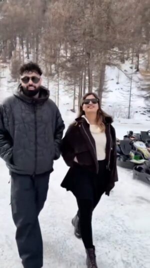 Sana Raees Khan Instagram - Snow beneath the wheels❄️

@badboyshah @lamborghini @groundzerooriginals @letsdroom

#Switzerland #LetsDroom #Lamborghini #SnowDrive #SanaRaeesKhan
