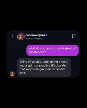 Sandra Vergara Instagram - We DMād Netflix star Sandra Vergara.
Hereās what she shared on addiction, sobriety recovery.
No hype. No preaching. Just truth.
Which answer landed with you?
š¤
More conversations like this coming.
#soberrenewal #addiction #sober
#addictionrecovery #sobriety