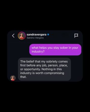 Sandra Vergara Instagram - We DMād Netflix star Sandra Vergara.
Hereās what she shared on addiction, sobriety recovery.
No hype. No preaching. Just truth.
Which answer landed with you?
š¤
More conversations like this coming.
#soberrenewal #addiction #sober
#addictionrecovery #sobriety