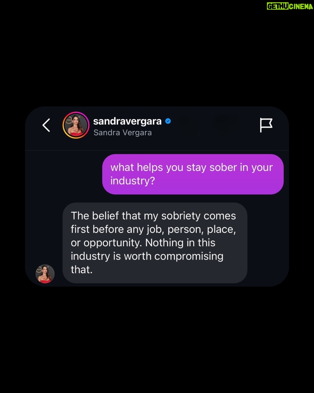 Sandra Vergara - 407 Likes - We DM’d Netflix star Sandra Vergara.

Here’s what she shared on addiction, sobriety   recovery.

No hype. No preaching. Just truth.

Which answer landed with you?

🤍

More conversations like this coming.

#soberrenewal #addiction #sober
#addictionrecovery #sobriety