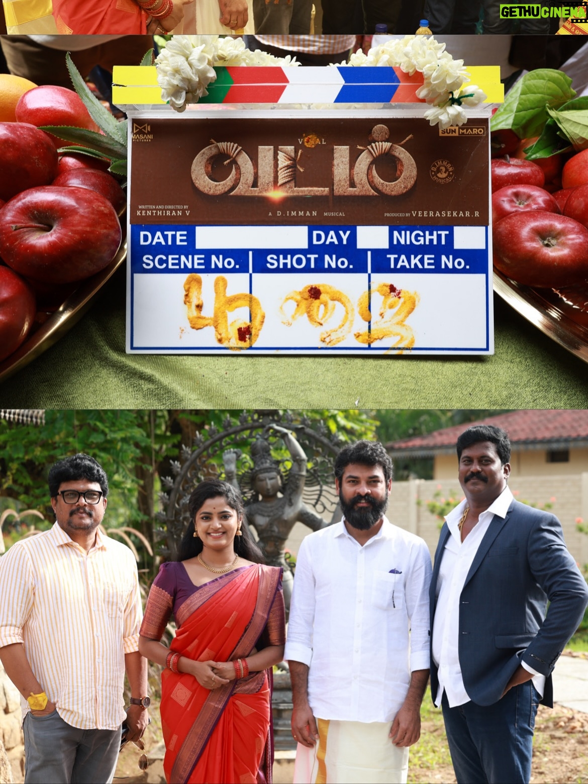 Sangeetha Kalyankumar - 100.8K Likes - I’m very happy to share that❤️😍I’m stepping into new beginnings #vadam  #moviepoojai
Hero @vimalactoroffl I’m very blessed to work with u sir ❤️
Director @kentheran03 thanks for this wonderful opportunity ❤️
Production @masani_pictures Thanks a lot ❤️

#vadam #vadammoviepoojai 
#vimal #sangeethakalyan
