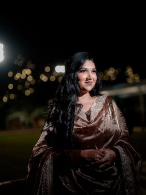 Sanvi Sudeep Instagram - Just a few more ✨🤎
.
.
Photography: @pruthvi.sheshadri
MUA: @makeupandhair_aara
Designer: @hariniramakrishna