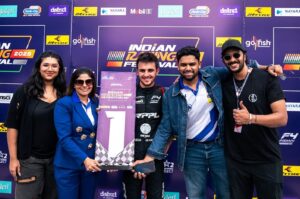 Sanvi Sudeep Instagram - Fuel. Fire. Fierce. That’s how Bengaluru races. 🔥🏎 #kichchaskingsbengaluru