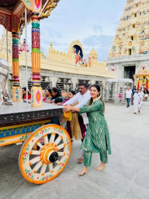 Sara Annaiah Instagram - His favourite child 🤍😇🙏