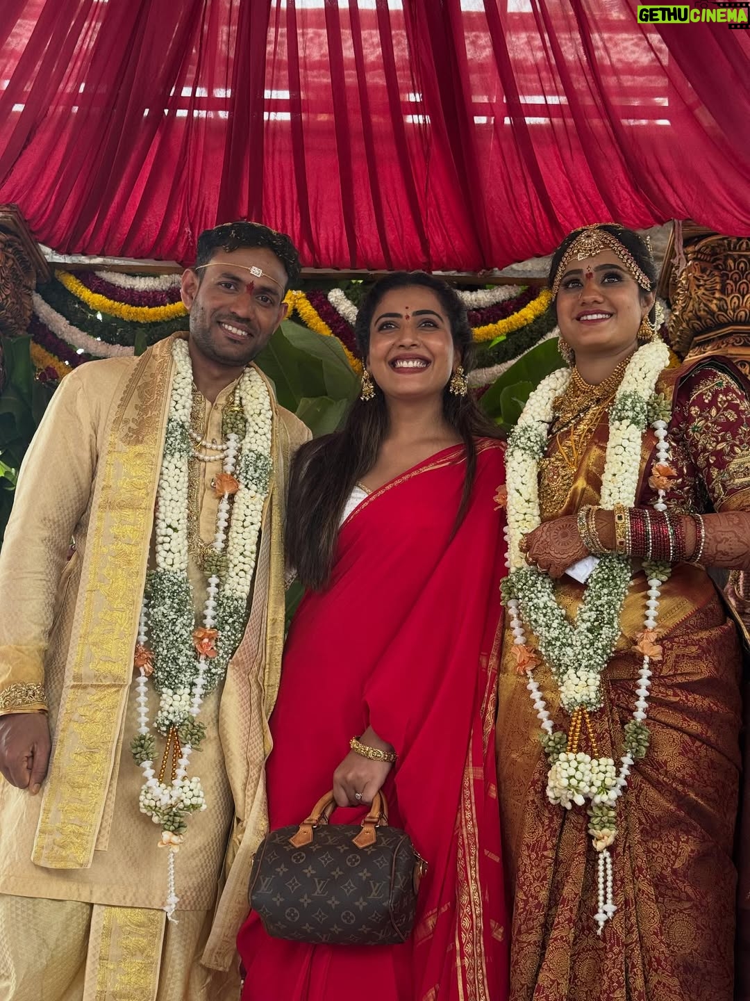 Sara Annaiah - 124.8K Likes - Watching you marry the love of your life was everything, Deepu 💫 You deserve all the happiness in the world — cheers to your forever love story 🥂💐

@deepthimanne_official ❤️🎊😘🧿

@evara_by_themystiquedesign 
@jewelkulture 

#BestFriendsWedding #SheSaidIDo #MyBestieGotMarried #ForeverAndAlways #WeddingVibes #LoveInTheAir #TheBigDay #WeddingSeason #CoupleGoals #HappilyEverAfter
