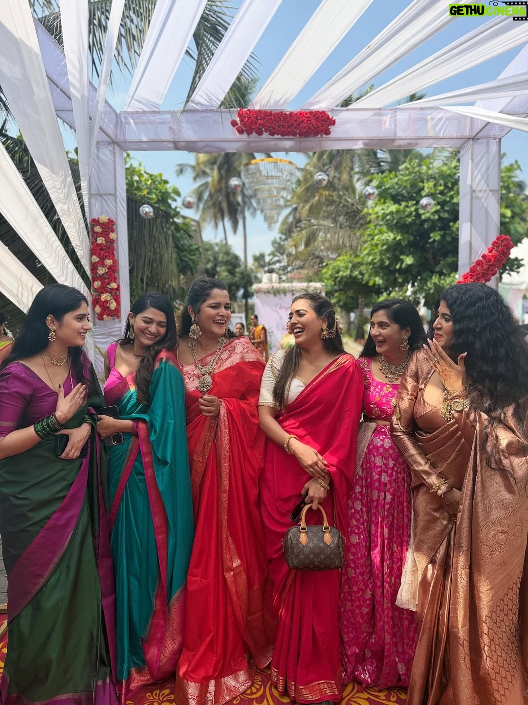 Sara Annaiah - 124.8K Likes - Watching you marry the love of your life was everything, Deepu 💫 You deserve all the happiness in the world — cheers to your forever love story 🥂💐

@deepthimanne_official ❤️🎊😘🧿

@evara_by_themystiquedesign 
@jewelkulture 

#BestFriendsWedding #SheSaidIDo #MyBestieGotMarried #ForeverAndAlways #WeddingVibes #LoveInTheAir #TheBigDay #WeddingSeason #CoupleGoals #HappilyEverAfter