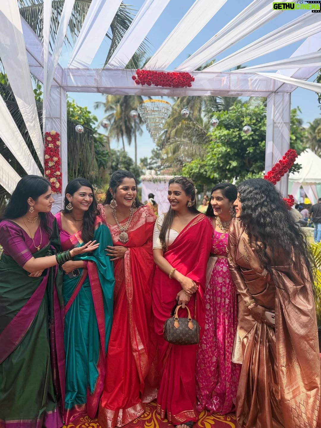 Sara Annaiah - 124.8K Likes - Watching you marry the love of your life was everything, Deepu 💫 You deserve all the happiness in the world — cheers to your forever love story 🥂💐

@deepthimanne_official ❤️🎊😘🧿

@evara_by_themystiquedesign 
@jewelkulture 

#BestFriendsWedding #SheSaidIDo #MyBestieGotMarried #ForeverAndAlways #WeddingVibes #LoveInTheAir #TheBigDay #WeddingSeason #CoupleGoals #HappilyEverAfter