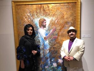 Sara Khoeniha Instagram - نمایشگاه آثار بی نظیر استاد شکیبا در موزه ی بانک ملی ......