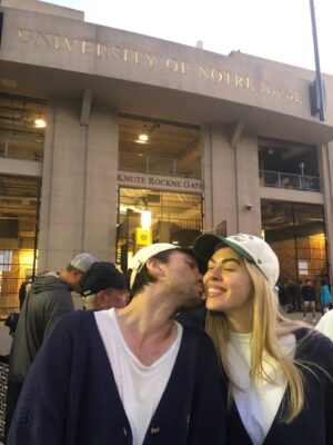 Sarah Dugdale Instagram - Another year of laughs/love/smooches. Couldn’t be happier ❤️