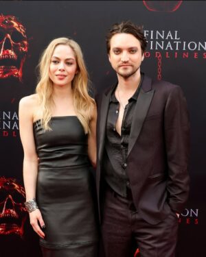 Sarah Dugdale Instagram - Highly recommend getting to watch the love of your life premiere their movie in IMAX at the Chinese Theatre. You are a singular talent @richardsharmon and it’s high time people get to see your magic in IMAX. Getting to experience this night with you is something I’ll never forget ❤️ 

Stylist @stylebykimxo 
Hair @michaelduenas 
Makeup @tamah_krinsky 
Dress @bythenamesake 
Jewelry @pyrrhajewelry