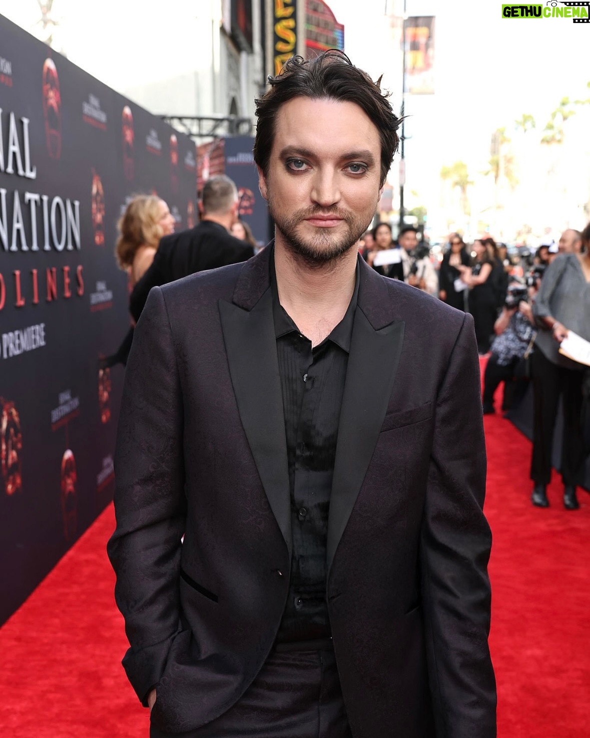 Sarah Dugdale - 9.2K Likes - Highly recommend getting to watch the love of your life premiere their movie in IMAX at the Chinese Theatre. You are a singular talent @richardsharmon and it’s high time people get to see your magic in IMAX. Getting to experience this night with you is something I’ll never forget ❤️ 

Stylist @stylebykimxo 
Hair @michaelduenas 
Makeup @tamah_krinsky 
Dress @bythenamesake 
Jewelry @pyrrhajewelry