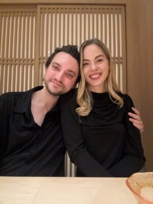 Sarah Dugdale Instagram - Another year of laughs/love/smooches. Couldn’t be happier ❤️
